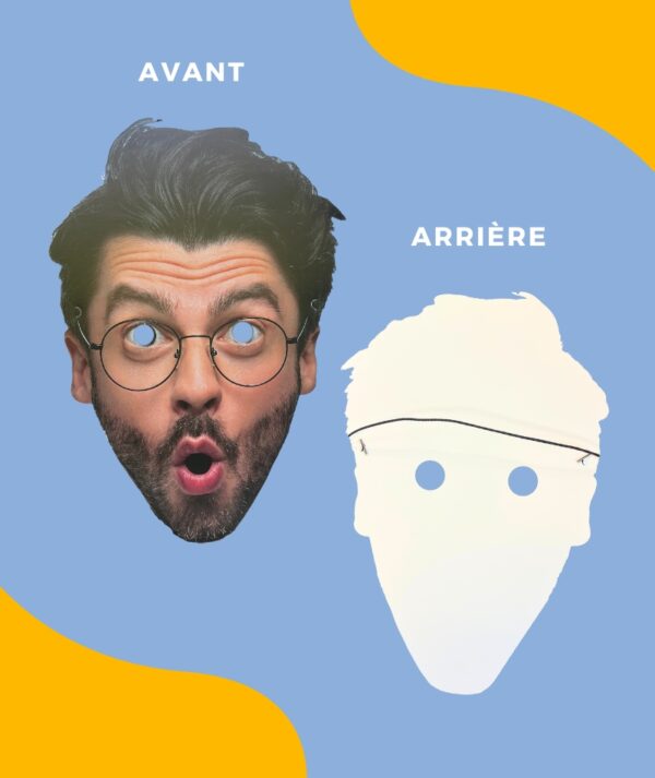 Masque visage à taille humaine – Image 2